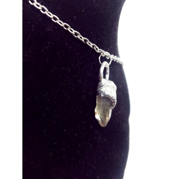 Green ghost quartz Necklace phantom quartz necklace - Picture 3 of 12